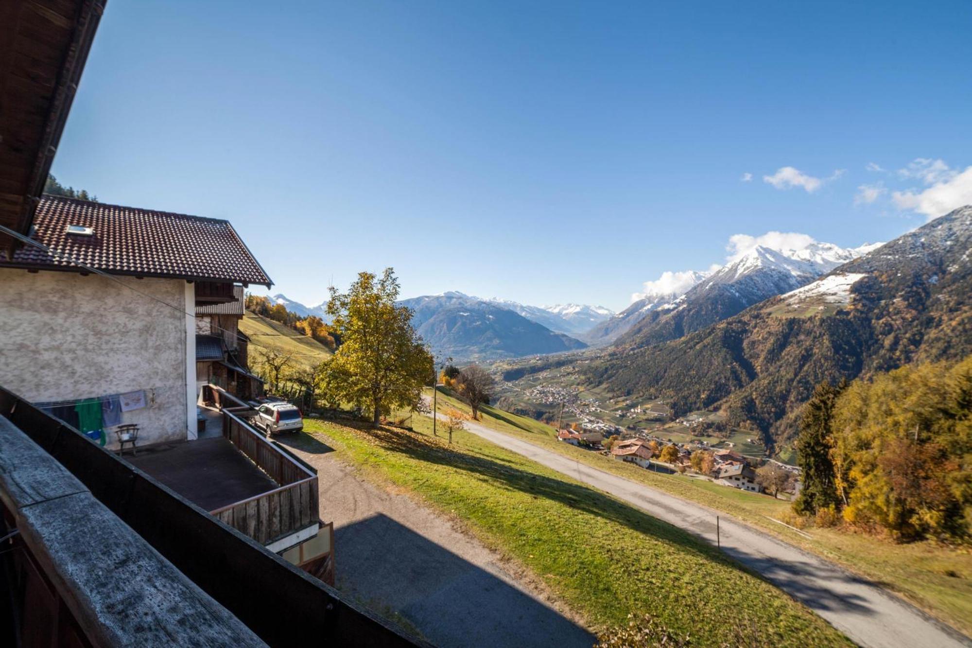 Hoferhof Apartement Bergspitze Schenna Exteriör bild